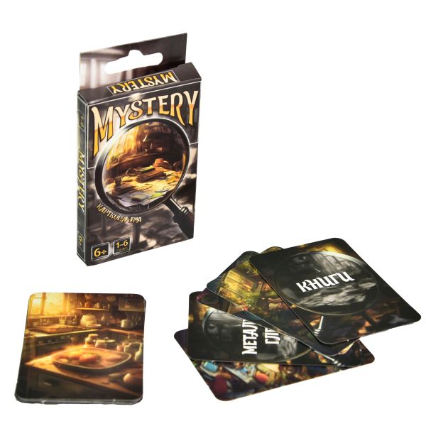 Карточная игра Strateg Mystery развлекательная на украинском языке (30393)