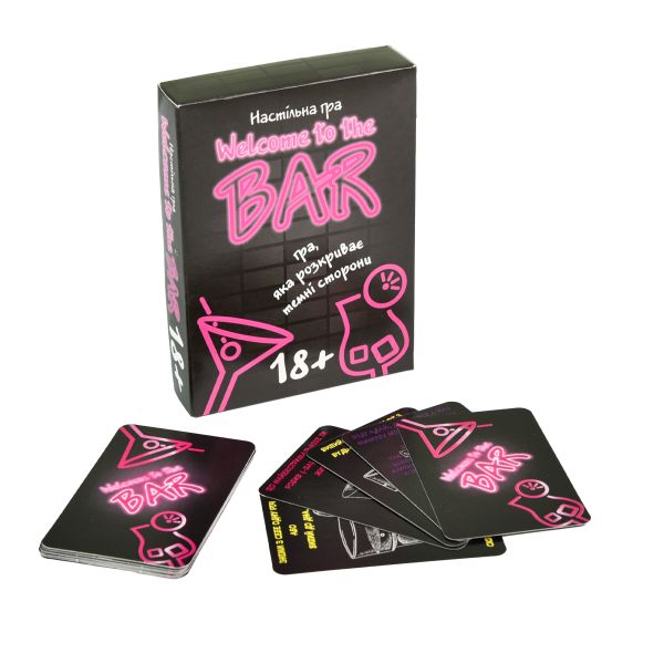 Карточная игра Strateg Welcome to the BAR развлекательная на украинском языке (30353)