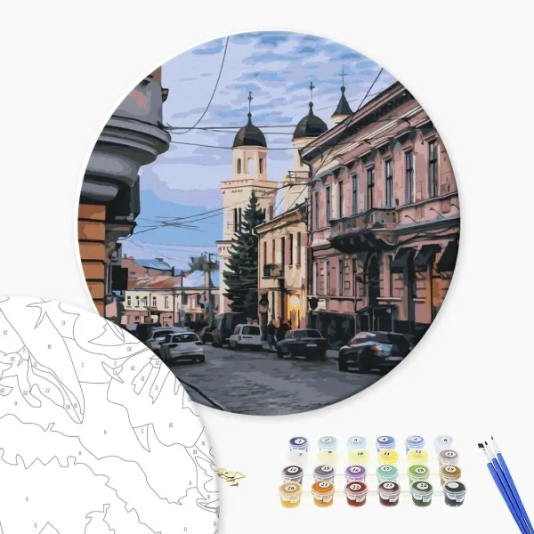 Картина за номерами "Чернівецька вуличка © Oksana Ermoshenko" RC00072L 40