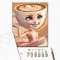 Картина за номерами "Ballerina Cappuccino" SBS037 40×40 см